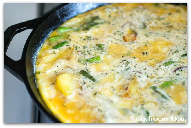 Potato and Asparagus Frittata