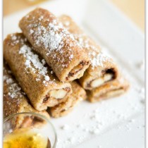 Banana Nutella French Toast Roll-ups