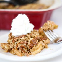 Caramel Apple Crisp