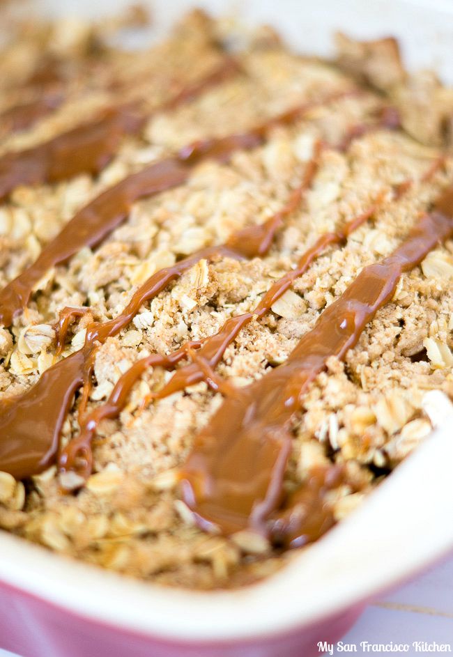 Caramel Apple Crisp