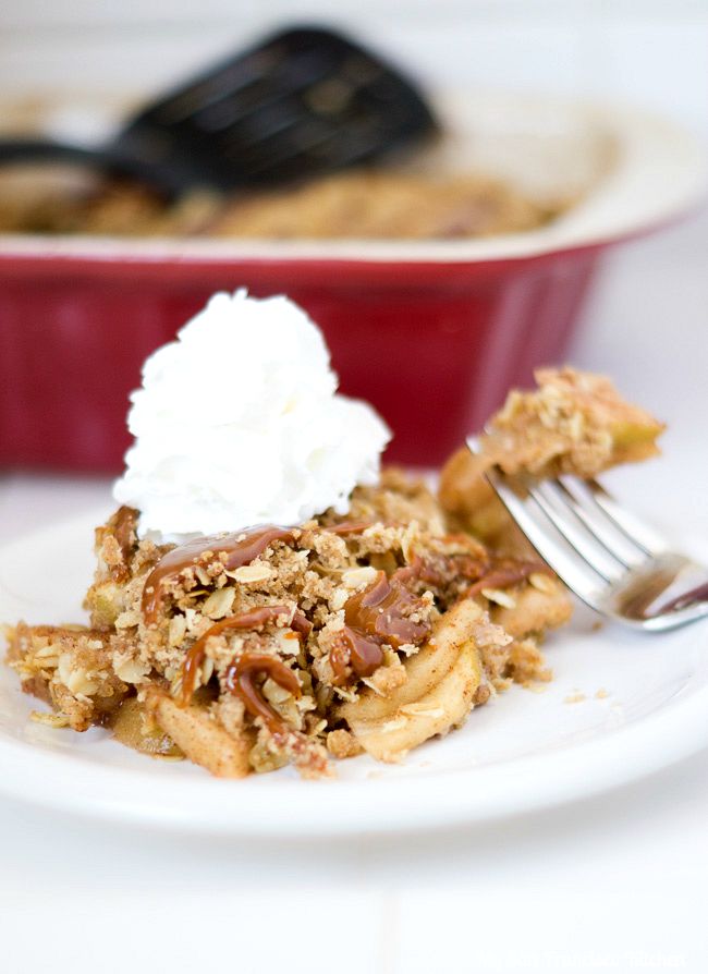 Caramel Apple Crisp