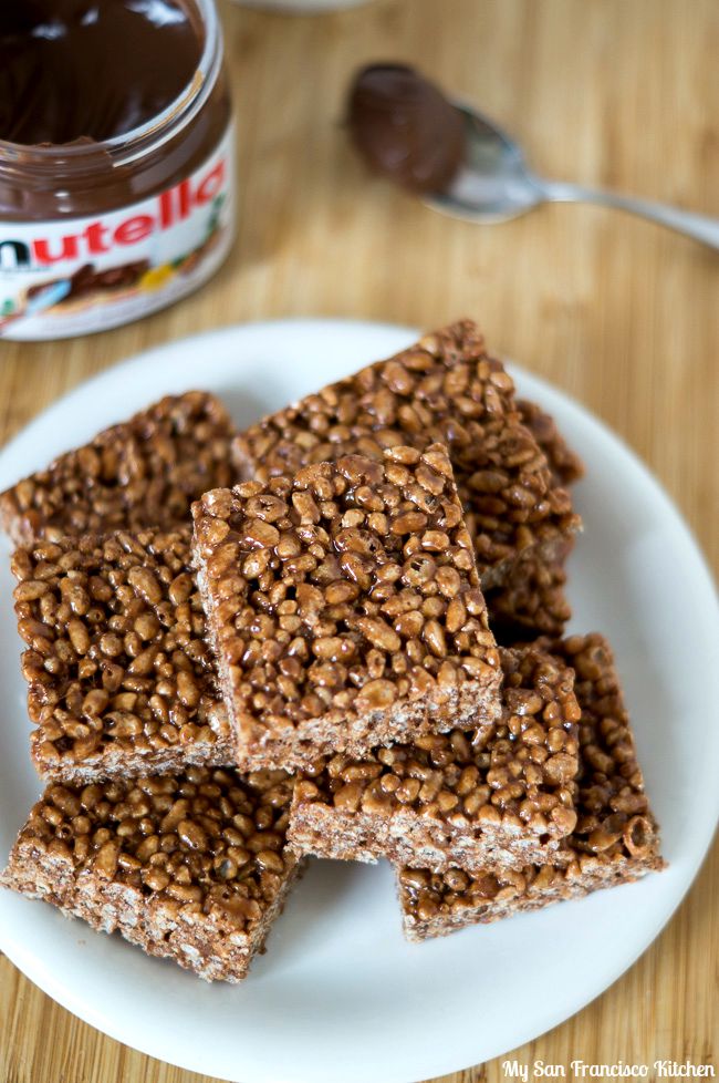 Nutella Rice Krispies Treats