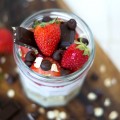 chocolate strawberry overnight oats