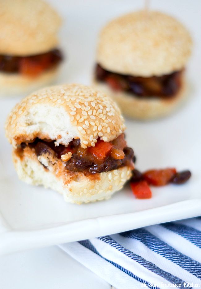 Vegetarian Sloppy Joe Sliders