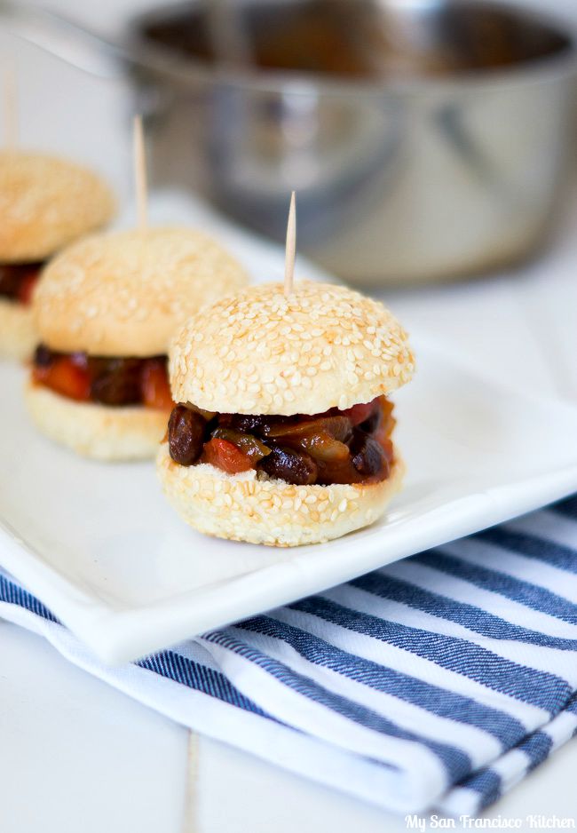 vegetarian sloppy joe sliders