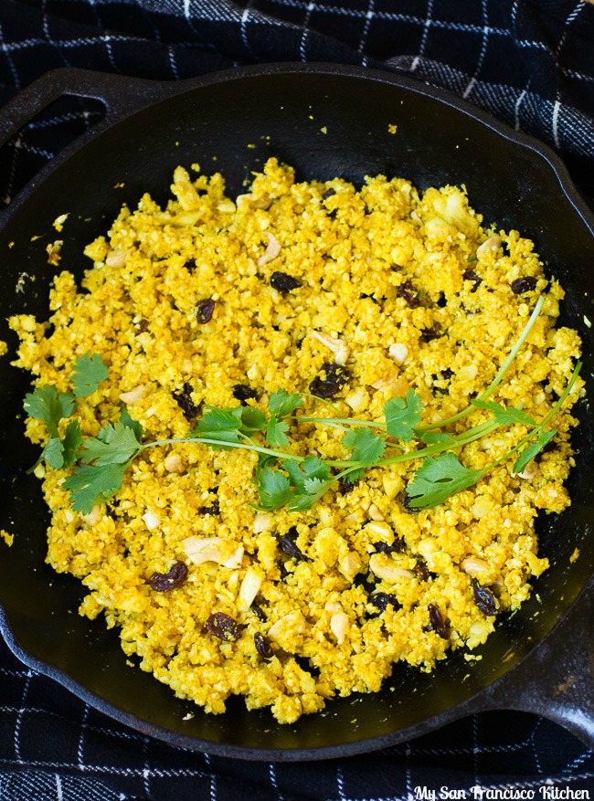 curried cauliflower rice