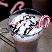 peppermint hot chocolate