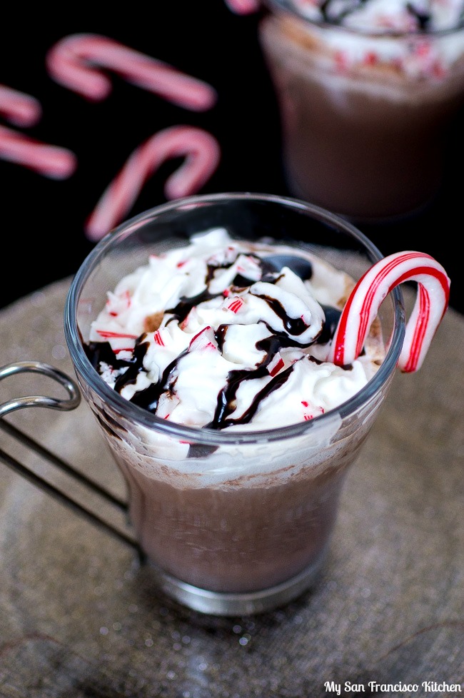 peppermint hot chocolate