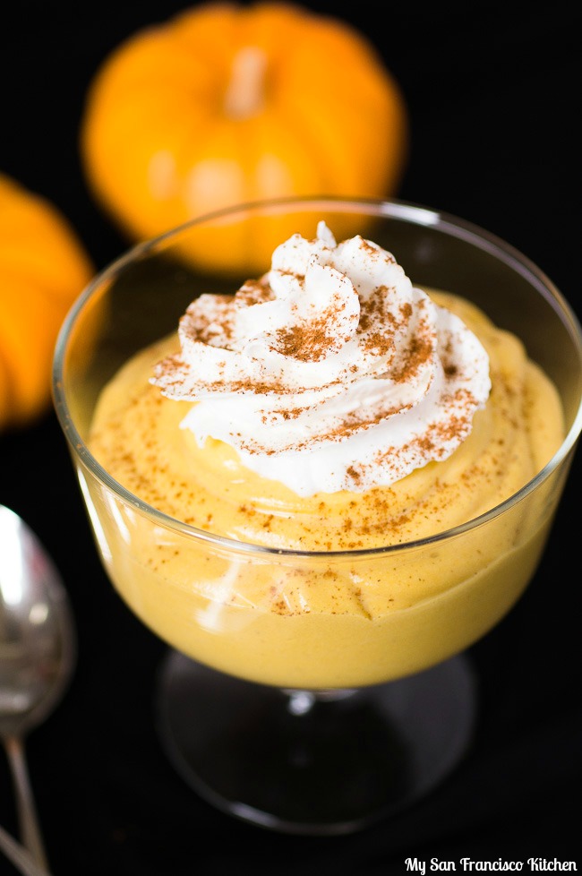 Vegan Pumpkin Cheesecake Mousse 