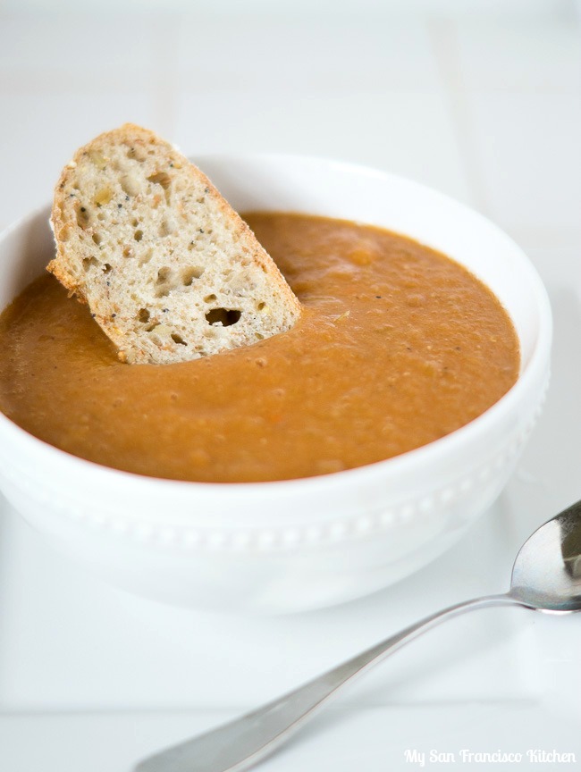 Red Lentil Soup #SundaySupper - My San Francisco Kitchen