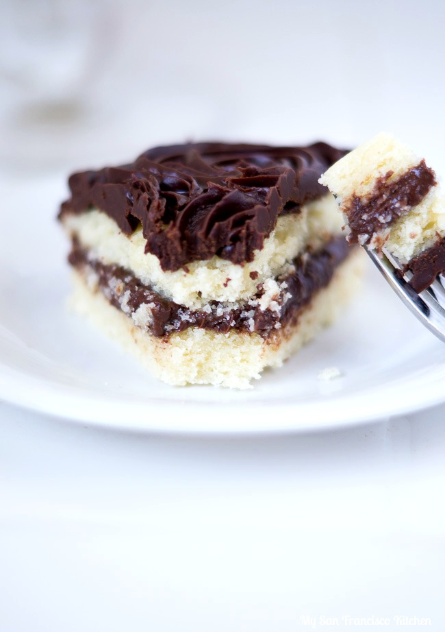 Chocolate Ganache Yellow Cake