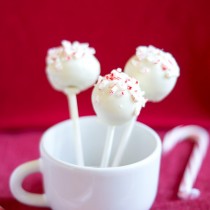 candy cane cake pops