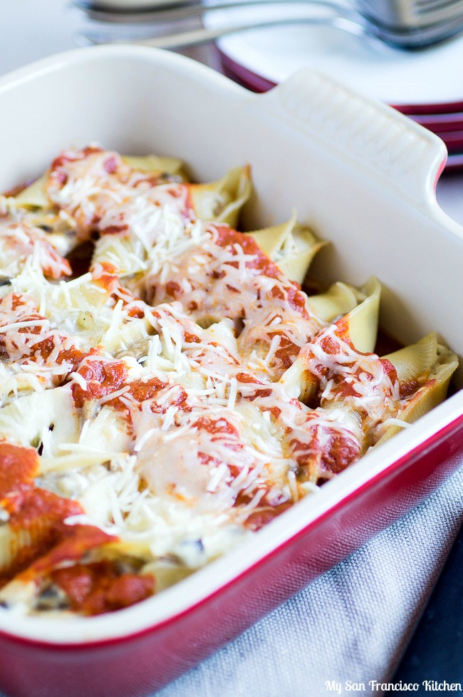 Mushroom Stuffed Shells