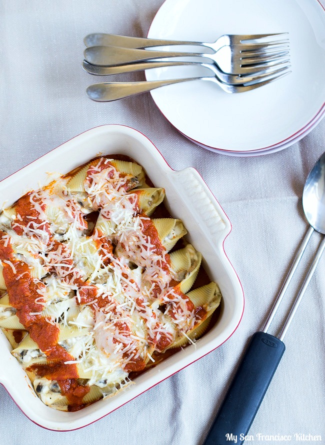 Mushroom Stuffed Shells