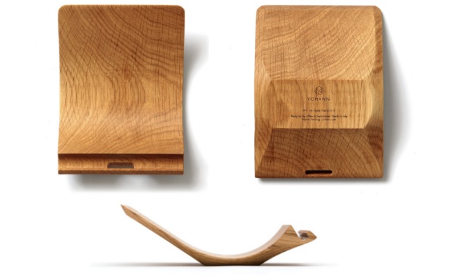 yohann oak ipad stand