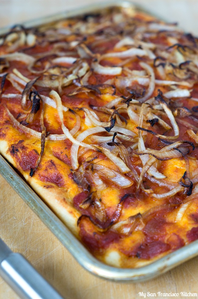 Balsamic Caramelized Onion Focaccia