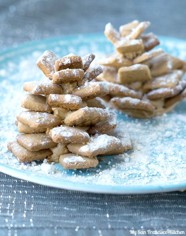 Peanut Butter Pine Cone Cookies