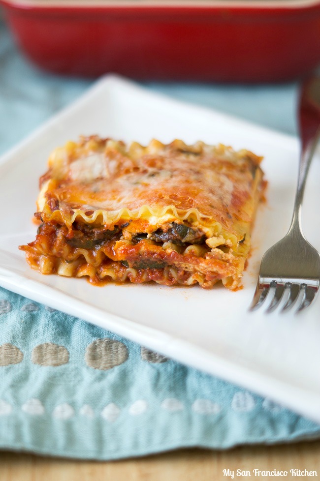 Slow Cooker Vegetarian Lasagna