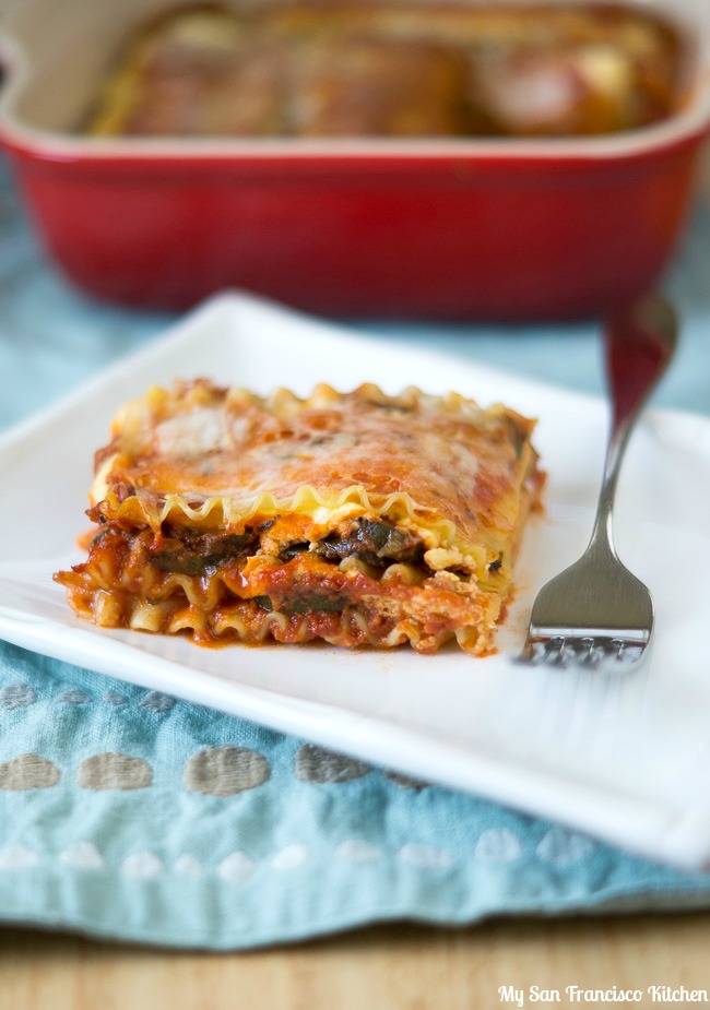 Slow-Cooker Vegetarian Lasagna