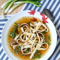 Fladlesuppe (German Pancake Soup)