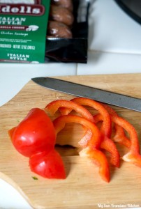 Slow Cooker Crumbled Italian Sausage Pasta - My San Francisco Kitchen