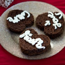 Mini Chocolate Heart Cake