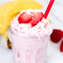 Strawberry Banana Coconut Shake