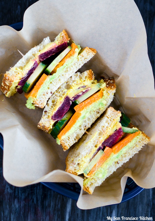 Healthy Vegan Sandwich