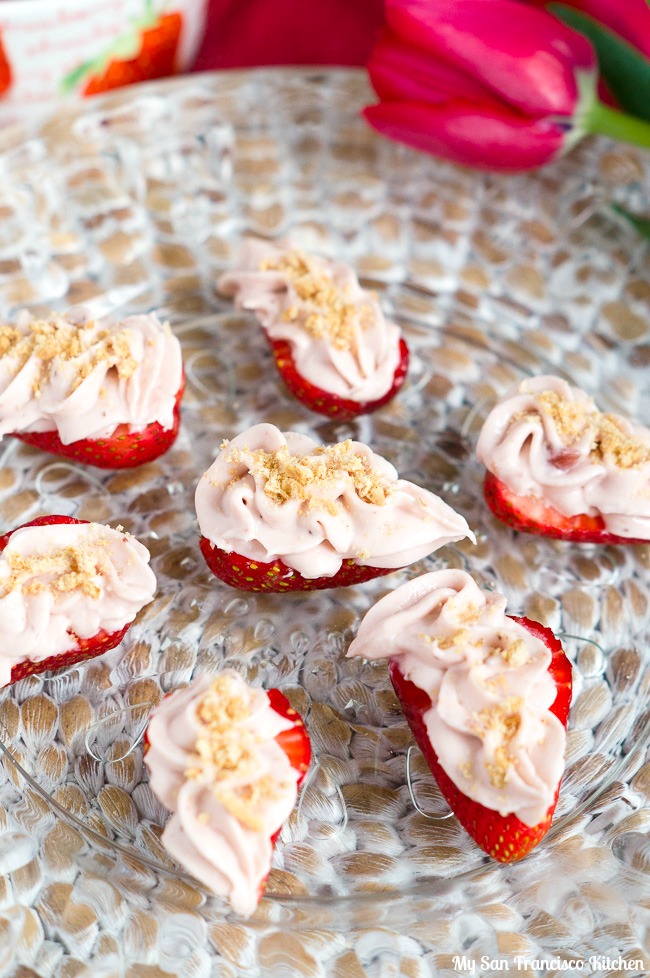 Strawberry Cheesecake Bites