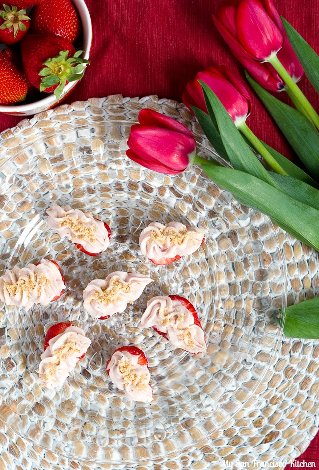 Strawberry Cheesecake Bites