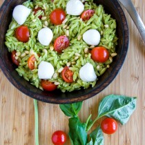 Caprese Orzo Pasta Salad