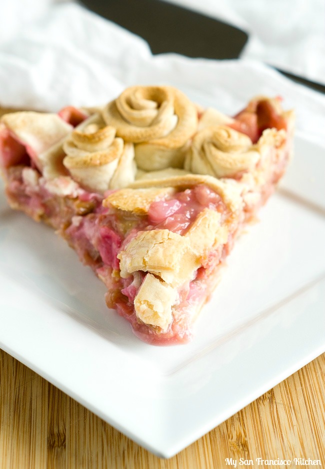 Rhubarb Pie Slice