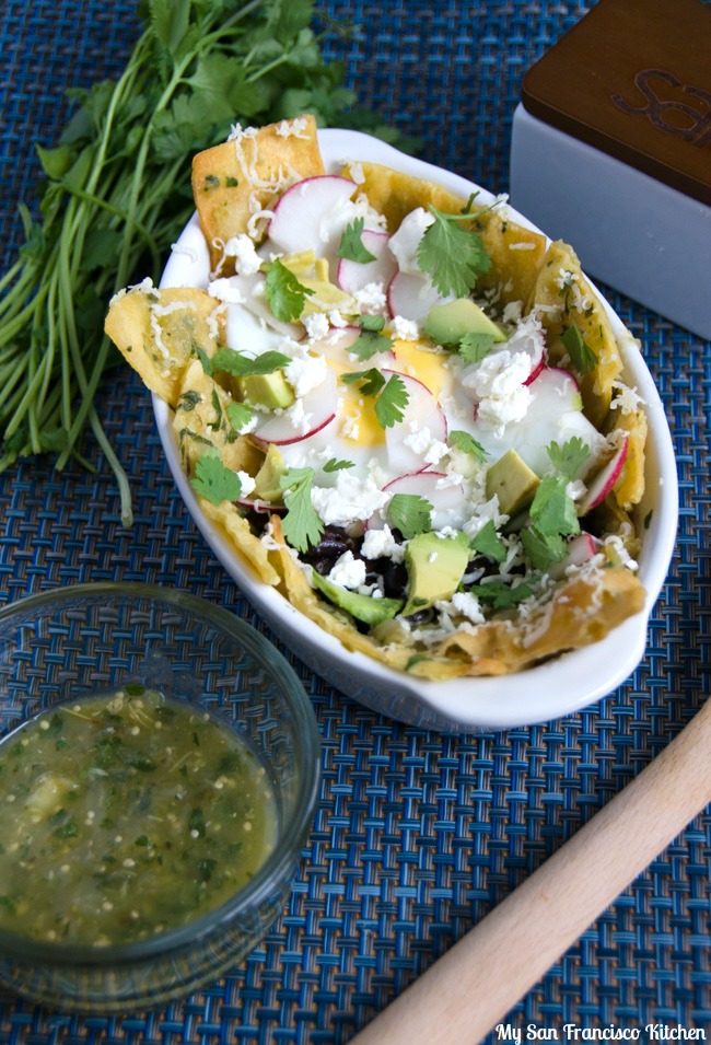 Tomatillo Chilaquiles