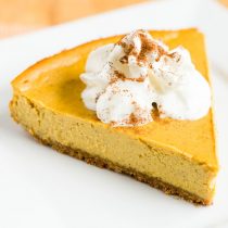 Light Pumpkin Cheesecake