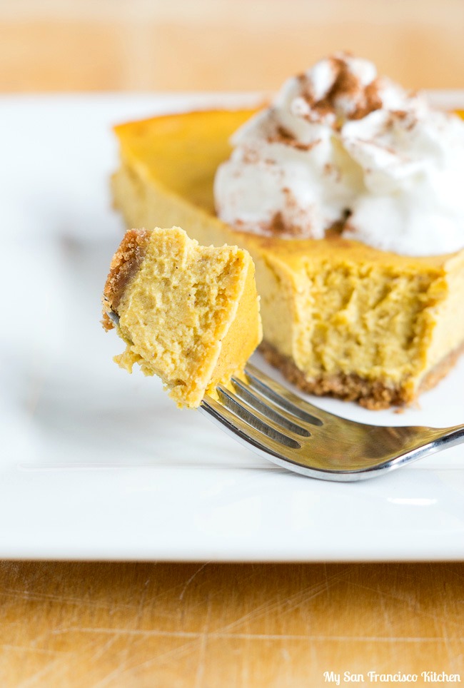 Light Pumpkin Cheesecake