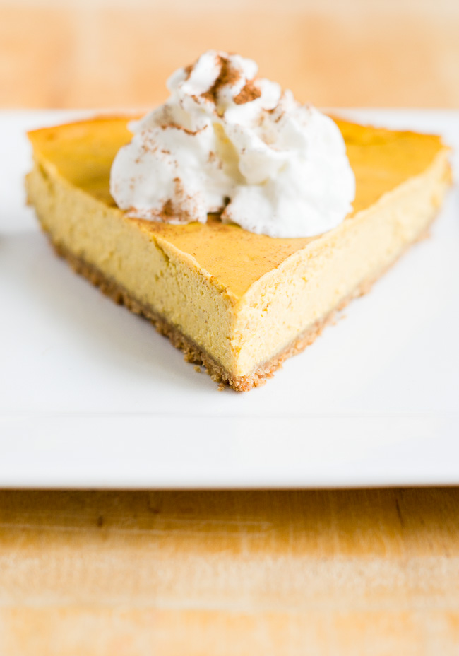 Light Pumpkin Cheesecake