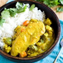 Chicken and Vegetable Yellow Curry