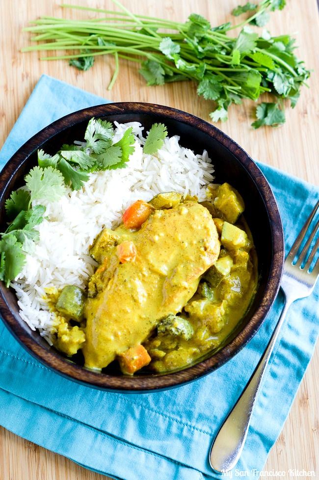 Chicken and Vegetable Yellow Curry