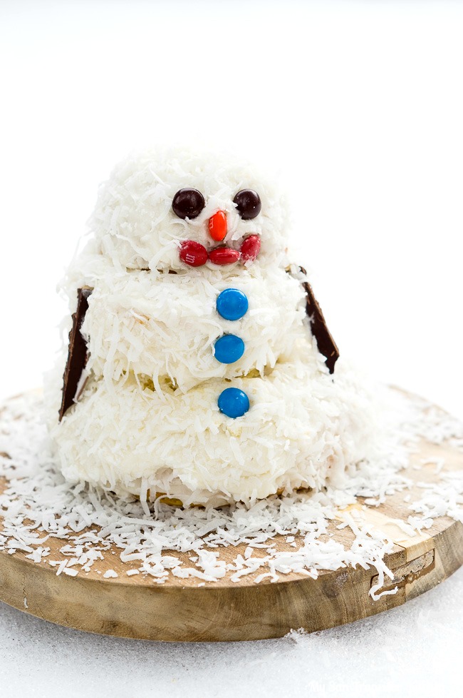 snowman-cake