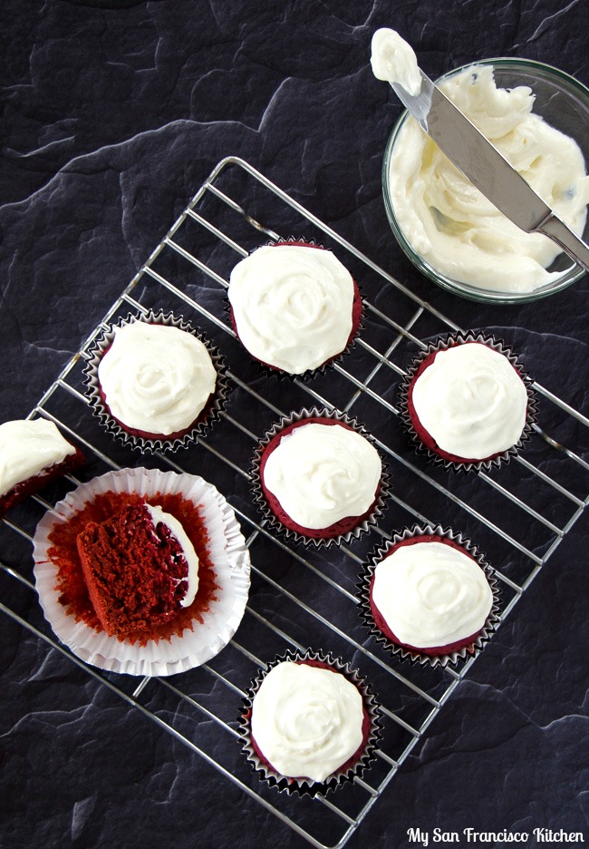 Red Velvet Beet Cupcakes