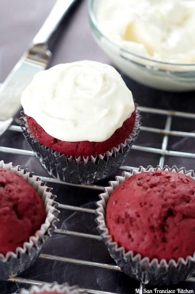 Red Velvet Beet Cupcakes