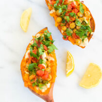 Vegan Stuffed Sweet Potato