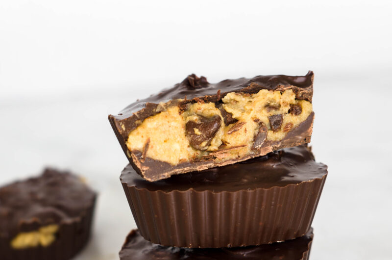 Vegan Cookie Dough Cups